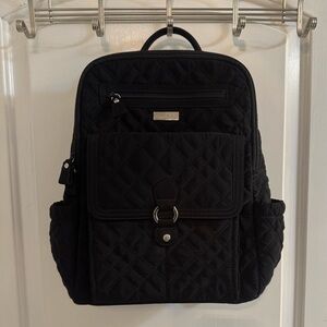 Vera Bradley Black Quilted Backpack